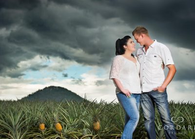 Couple at Pineapple farm