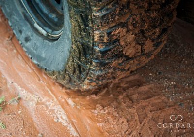 muddy tyre